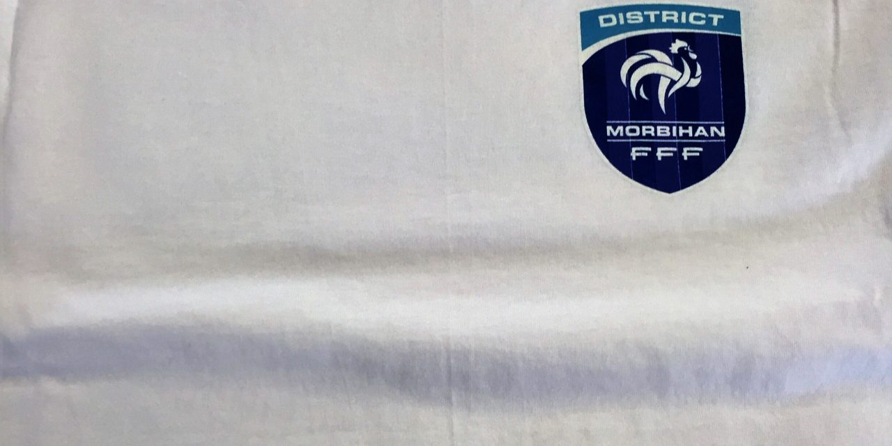Tee shirt Imprimé pour le District Morbihan FFF – Impression en Sérigraphie