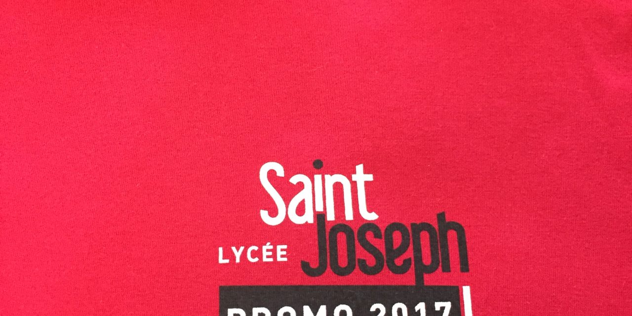 T-shirt Personnalisé pour le Lycée Saint-Joseph de Nantes
